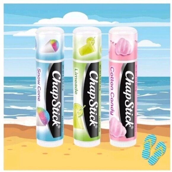 ChapStick Vacation Getaway Collection Flavored Lip Balm 3 Pack Limited Edition - Picture 2 of 5